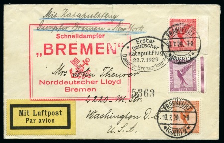 Stamp of Germany » Germany Collections and Large Lots 1929-34, Lot of 33 catapult-covers showing a wide range