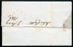 Stamp of Great Britain » 1840 1d Black and 2d Blue "May Dates" 1840 (May 7) Lettersheet from Witham (Essex) to Halesworth with 1840 1d black pl.1a