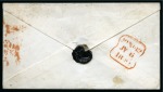 Stamp of Great Britain » 1840 1d Black and 1d Red plates 1a to 11 1840 (Jul 6) Envelope sent within London with 1840 1d black pl.4 AL
