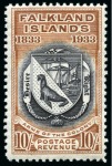 Stamp of Falkland Islands » Collections 1878-1966, Mint collection on stockcards incl. 1933 Centenary set of 12