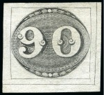 Stamp of Brazil 1843 Specialised Bulls Eye selection on stockpage comprising