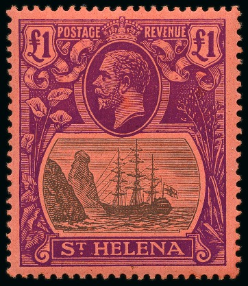 Stamp of St. Helena 1861-1965, Mint collection on stockcards