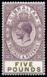 Stamp of Gibraltar » Collections 1886-1966, Mint collection on stockcards incl. the very rare 1889-96 10c with MISSING VALUE TABLET