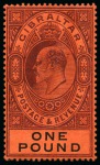 Stamp of Gibraltar » Collections 1886-1966, Mint collection on stockcards incl. the very rare 1889-96 10c with MISSING VALUE TABLET