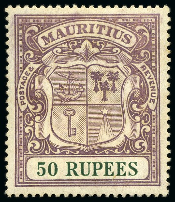 Stamp of Mauritius 1940-49, Three sets incl. 1921-26 mint set to 50R
