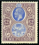 Stamp of Sierra Leone 1859-1981, Mint collection on stockcards, incl. 1912-21 set to £5