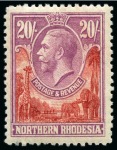 Stamp of Northern Rhodesia 1925-63, Complete mint & used collection incl. 1925 mint and used sets of 17