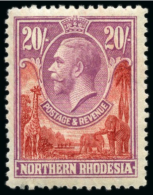 Stamp of Northern Rhodesia 1925-63, Complete mint & used collection incl. 1925 mint and used sets of 17