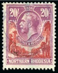 Stamp of Northern Rhodesia 1925-63, Complete mint & used collection incl. 1925 mint and used sets of 17