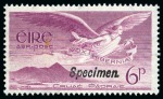 Stamp of Ireland » Airmails 1948 (Apr 7) 1d, 3d, 6d and 1s with "Specimen." overprint