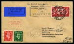 Stamp of Ireland » Airmails 1939 (Jun 5) Third Season of Summer service by Aer Lingus to Isle of Man, small collection of 2 covers and 2 letters