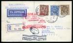 Stamp of Ireland » Airmails 1911-71, Collection of mostly first flights in 2 albums incl. 1911 First UK Aerial Post card to Ireland, 1933 Zeppelin, etc.