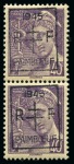 Stamp of France » Libération PAIMBOEUF Série 1M à 4M en paire, neuf sans ch. (une