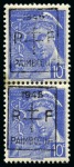 Stamp of France » Libération PAIMBOEUF Série 1M à 4M en paire, neuf sans ch. (une