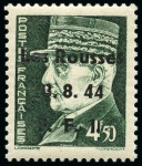 Stamp of France » Collections 1944-1945, collection sur la Libération avec au début