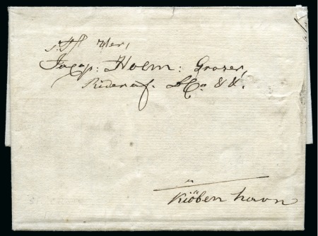 Stamp of Danish West Indies » Pre-Philately and Stampless Covers 1832 (29 Aoril) Folded entire from Christiansted to