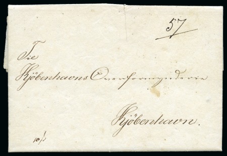 Stamp of Danish West Indies » Pre-Philately and Stampless Covers 1829 (14 March) Folded entire from St.Croix to Copenhagen,