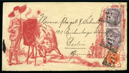 Stamp of Great Britain » Hand Illustrated and Printed Envelopes 1886 Photographic Printer and Publisher - Poulton of