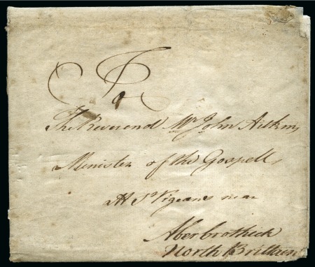 Stamp of Danish West Indies » Pre-Philately and Stampless Covers 1759 (15 May) Folded entire dated St.Croix "This Fifteenth