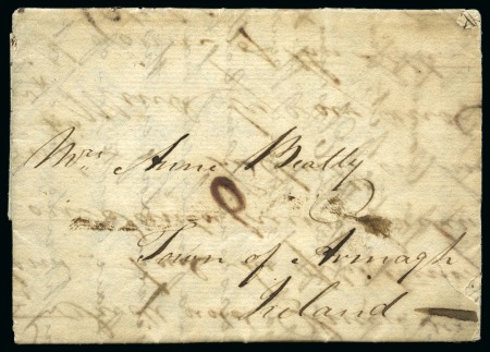 Stamp of Danish West Indies » Pre-Philately and Stampless Covers 1807 (20 Dec.) Folded entire from St.Croix to Ambroth/Scotland,