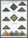 Stamp of South Africa » Cape of Good Hope The Cape Triangulars 1853-1864 An outstanding collection