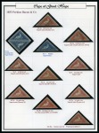 Stamp of South Africa » Cape of Good Hope The Cape Triangulars 1853-1864 An outstanding collection