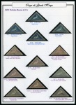 Stamp of South Africa » Cape of Good Hope The Cape Triangulars 1853-1864 An outstanding collection