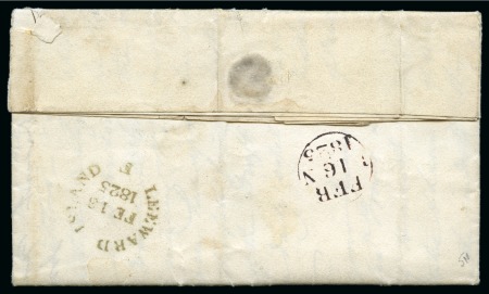 Stamp of Danish West Indies » Pre-Philately and Stampless Covers 1824 (6 Nov.) Folded entire from St.Croix to Aberdeen,