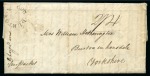 Stamp of Danish West Indies » Pre-Philately and Stampless Covers 1825 (29 Nov.) Folded entire from St.Croix to Burton/Yorkshire,