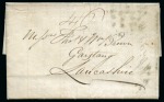Stamp of Danish West Indies » Pre-Philately and Stampless Covers 1827 (6 Dec.) Folded entire from St.Thomas to Lancashire,