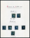 Stamp of Belgium » Collections 1849-1863 Medaillons: Belle collection originale illustrée