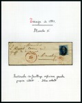 Stamp of Belgium » Collections 1849-1863 Medaillons: Belle collection originale illustrée