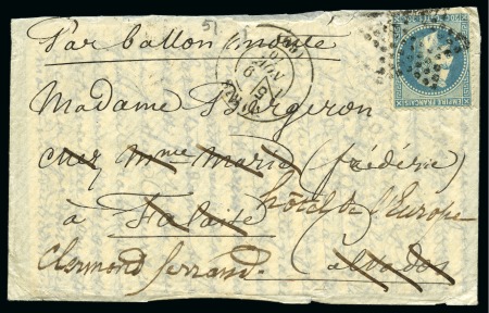 Stamp of France » Collections 1870-1871, 58 ballons montés