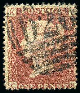 Stamp of Danish West Indies » Spanish Post ca1870 Barred D26 cancel, Die 1 (30mm high) on GB 1/2d
