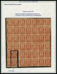 Stamp of Great Britain » Circular Delivery Companies 1865-1867 Specialised collection of Circular Delivery Companies neatly mounted and expertly written up on 22 album pages