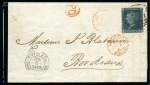 Stamp of Danish West Indies » British Post 1865 (6 July) Printed matter from S.Jago de Cuba to