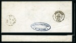 Stamp of Danish West Indies » British Post 1865 (6 July) Printed matter from S.Jago de Cuba to