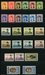 Stamp of Egypt » 1936-1952 King Farouk Definitives  1937-46 Young King 1m to £E1, complete set of Royal CANCELLED backs