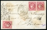 Stamp of France » Collections 1870-1872, Intéressante sélection de 34 lettres avec