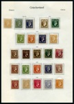 Stamp of Greece » Collections 1861-1940 mainly mint collection on album pages showing
