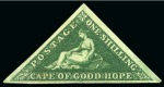Stamp of South Africa » Cape of Good Hope The Cape Triangulars 1853-1864 An outstanding old-time ollection of these famous stamps