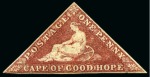 Stamp of South Africa » Cape of Good Hope The Cape Triangulars 1853-1864 An outstanding old-time ollection of these famous stamps