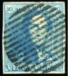 Stamp of Belgium » Belgique. 1849 Epaulettes - Émission COB N 1 et 2, 10 et 20 cent. Epaulettes, 11 timbres