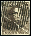 Stamp of Belgium » Belgique. 1849 Epaulettes - Émission COB N 1 (X3) et 2 (X3), 10 et 20 cent.  Epaulettes