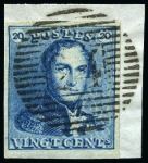 Stamp of Belgium » Belgique. 1849 Epaulettes - Émission COB N 1 (X11) et 2 (X18), 10 et 20 cent.  Epaulettes