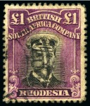 Stamp of Rhodesia 1892-1924 Attractive old-time collection of Arms, Double Heads and Admiral issues