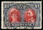 Stamp of Rhodesia 1892-1924 Attractive old-time collection of Arms, Double Heads and Admiral issues