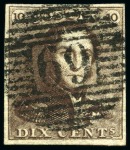 Stamp of Belgium » Belgique. 1849 Epaulettes - Émission Oblitérations de perception ouvertes au 1 juillet 1849 sur les Epaulettes : 273 exemplaires