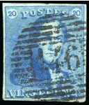 Stamp of Belgium » Belgique. 1849 Epaulettes - Émission Oblitérations de perceptions ouvertes après le 9