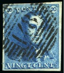 Stamp of Belgium » Belgique. 1849 Epaulettes - Émission Oblitérations de perceptions ouvertes après le 9